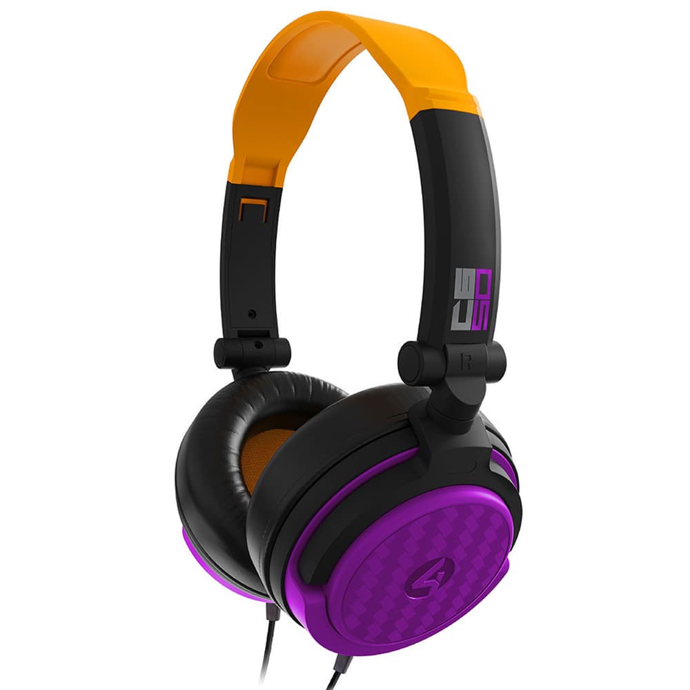 4GMR C6-50|Gaming Wired Headset| Neon Orange/Purple - Modern Electronics