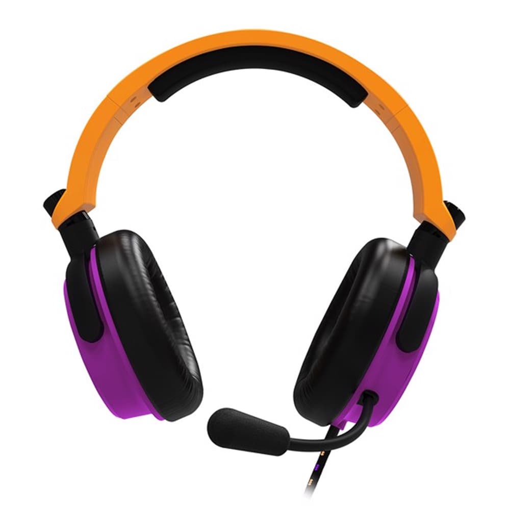 4GMR C6-100 |Gaming Wired  Headset| Neon Orange/Purple - Modern Electronics