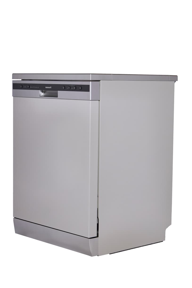 Admiral Freestanding Dishwasher, 13 Place Settings,6 Programs, Child Lock, Time Delay, Silver color - Modern Electronics