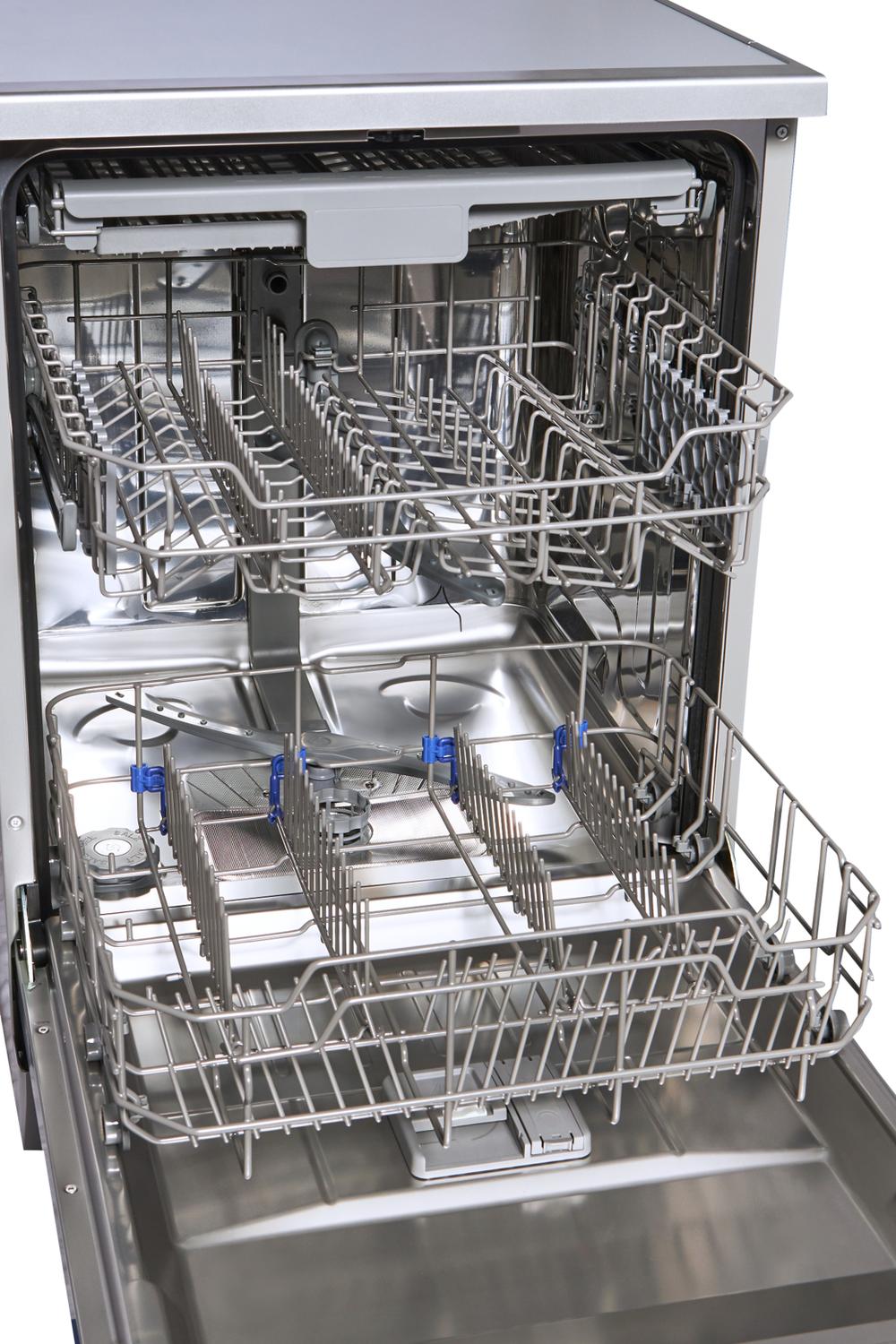 Admiral Freestanding Dishwasher, 14 Place Settings, 7 Wash Programs, Silver - Modern Electronics