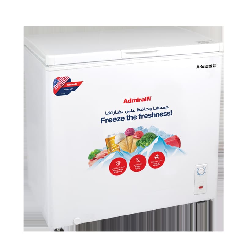 Admiral 145L Chest Freezer with Fast Freeze, LED, and Quiet Operation - Modern Electronics