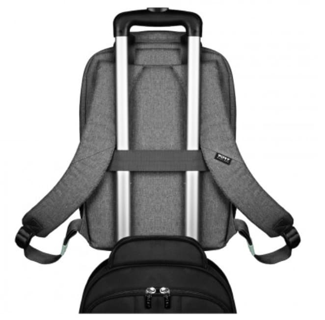يوسمايت ايكو حقيبة ظهر 14.0 بوصة رمادي ، حزام ترولي ، غطاء واق من المطر - Modern Electronics