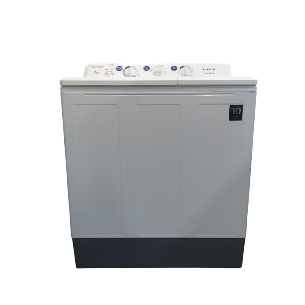 Hitachi 7KG Twin Tub Washing Machine|White - Modern Electronics