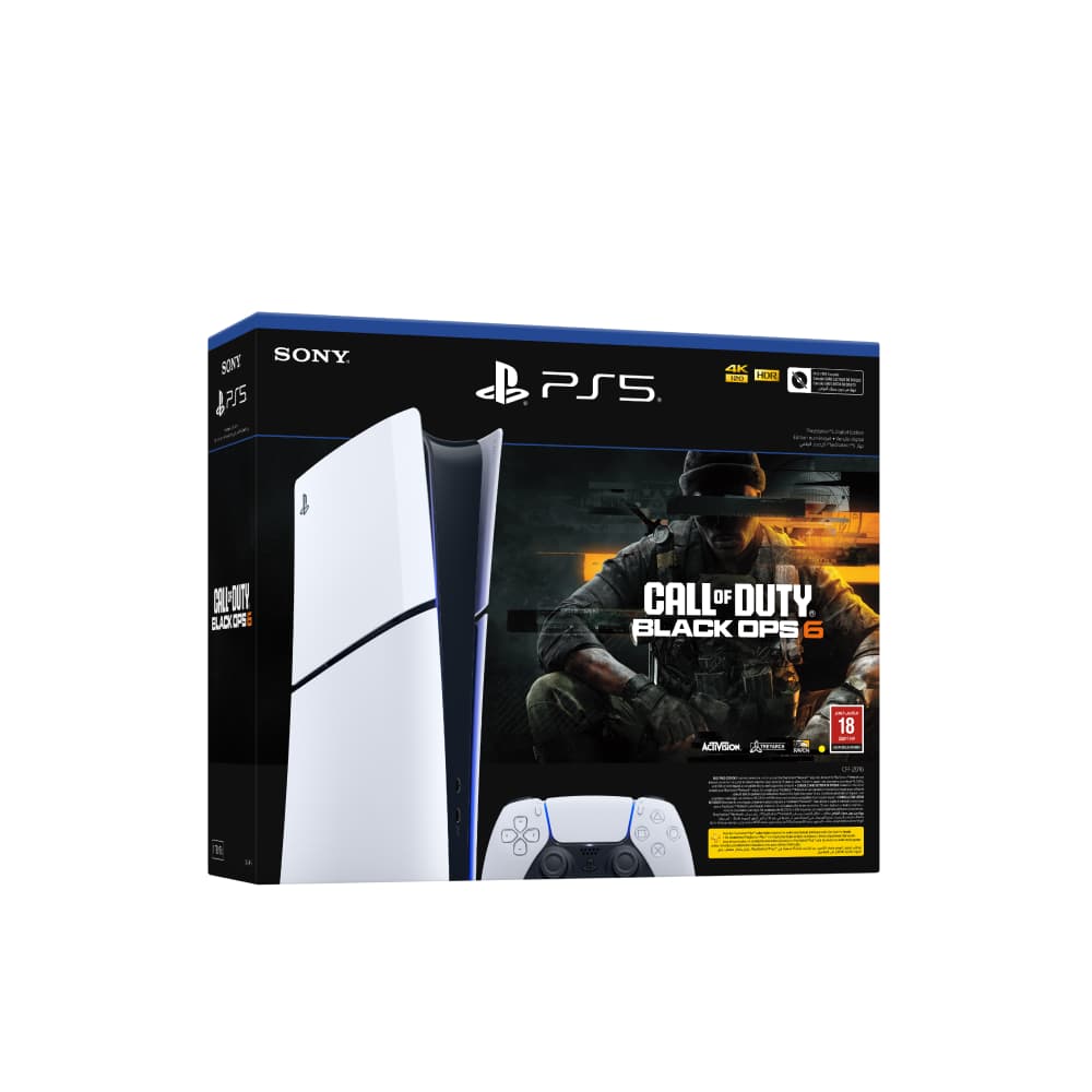 جهاز بلايستيشن 5 سليم الرقمي مع قسيمة لعبة Call of Duty: Black Ops 6 على PS5 - Modern Electronics