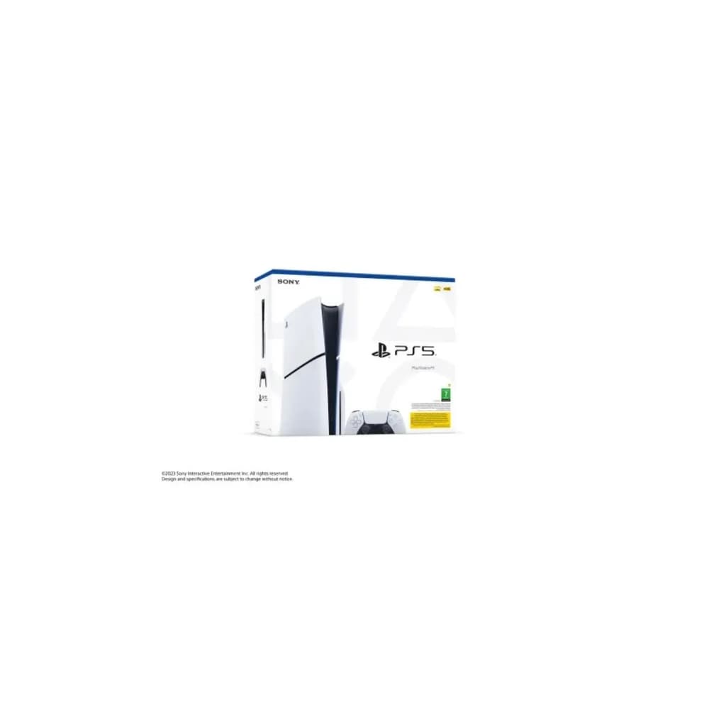 PlayStation 5 console |Standard Edition |Slim Disc Console with Extra DualSense Wireless controller - White - Modern Electronics