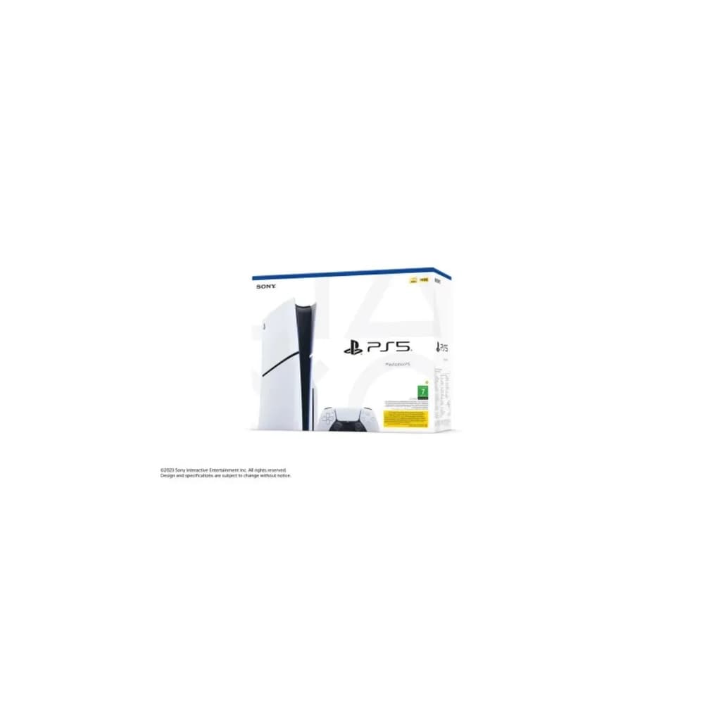 PlayStation 5 console |Standard Edition |Slim Disc Console with Extra DualSense Wireless controller - White - Modern Electronics