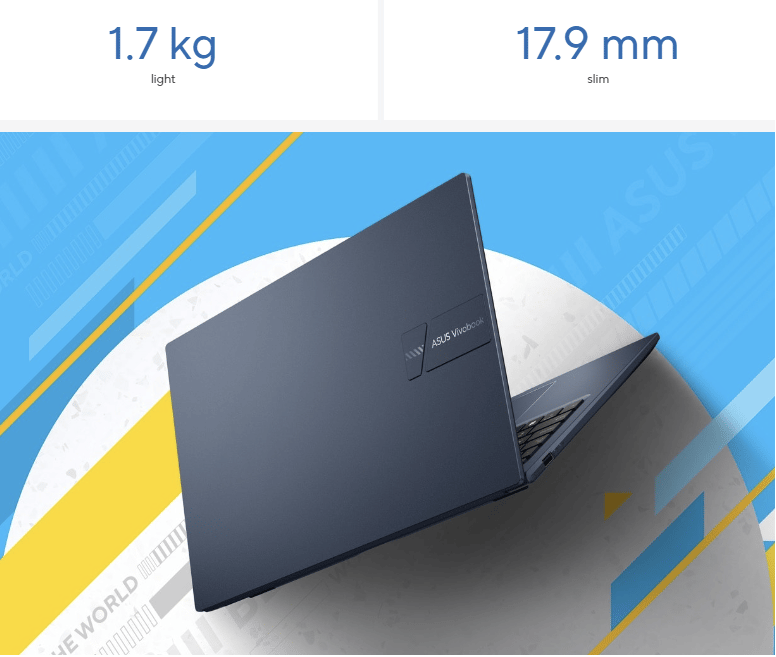 Asus Vbook 15.6",i5-1335U,8+512GB,Blue - Modern Electronics