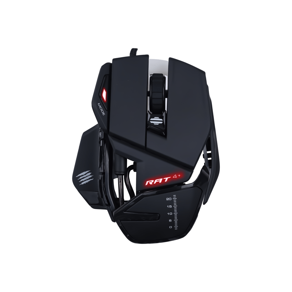 Mad Catz The Authentic R.A.T. 4+ Optical Gaming Mouse - Black - Modern Electronics
