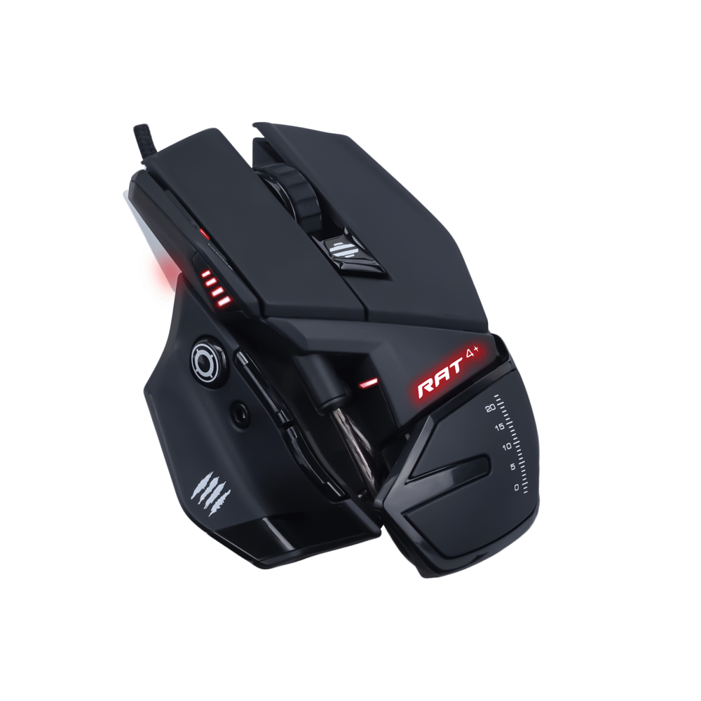 Mad Catz The Authentic R.A.T. 4+ Optical Gaming Mouse - Black - Modern Electronics