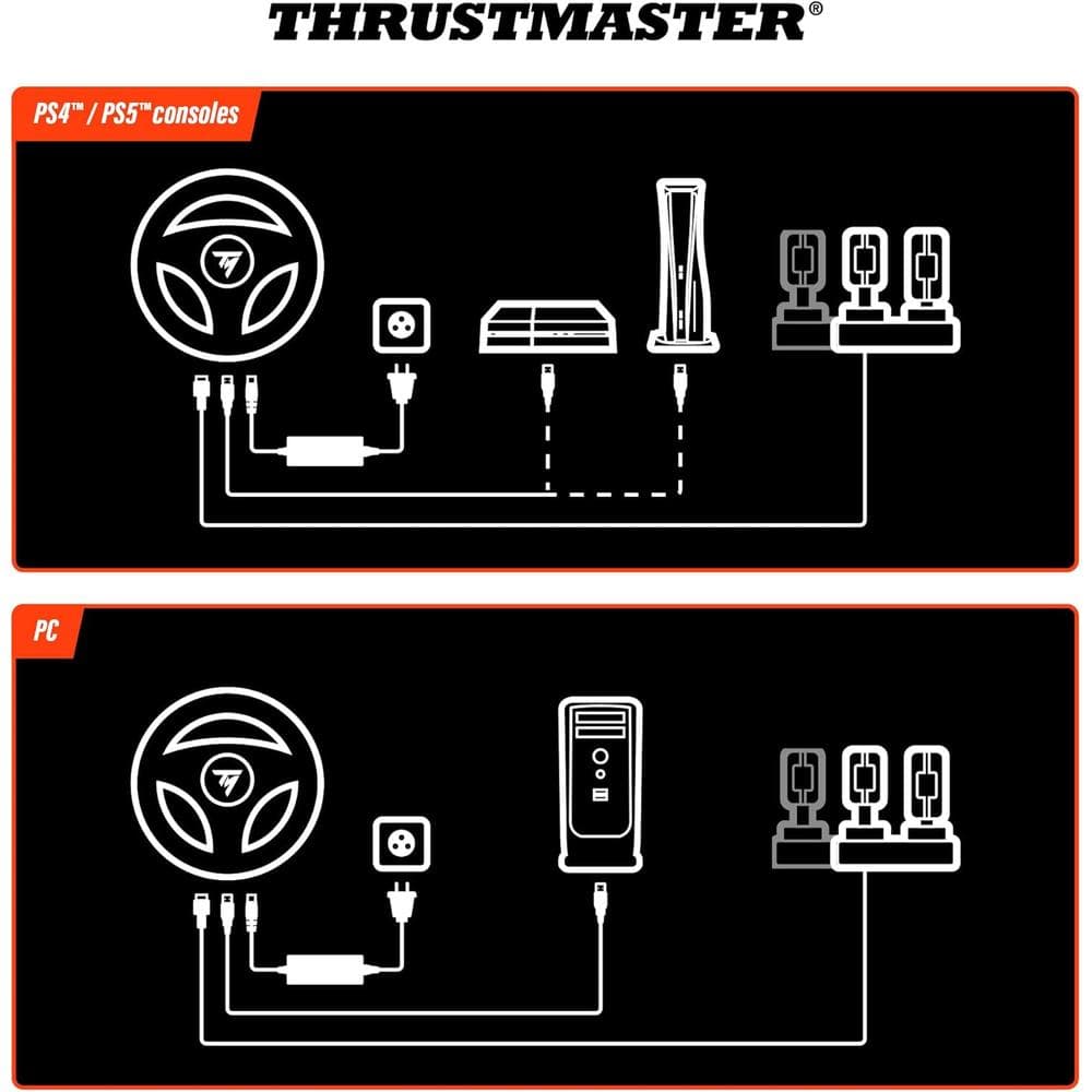 عجلة سباق Thrustmaster T598P مع رد فعل القوة المباشر للمحور لأجهزة PS5 وPS4 والكمبيوتر الشخصي - Modern Electronics