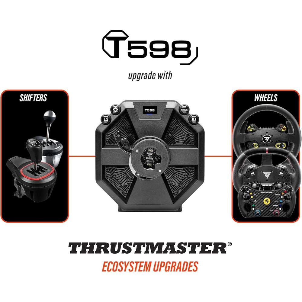 عجلة سباق Thrustmaster T598P مع رد فعل القوة المباشر للمحور لأجهزة PS5 وPS4 والكمبيوتر الشخصي - Modern Electronics
