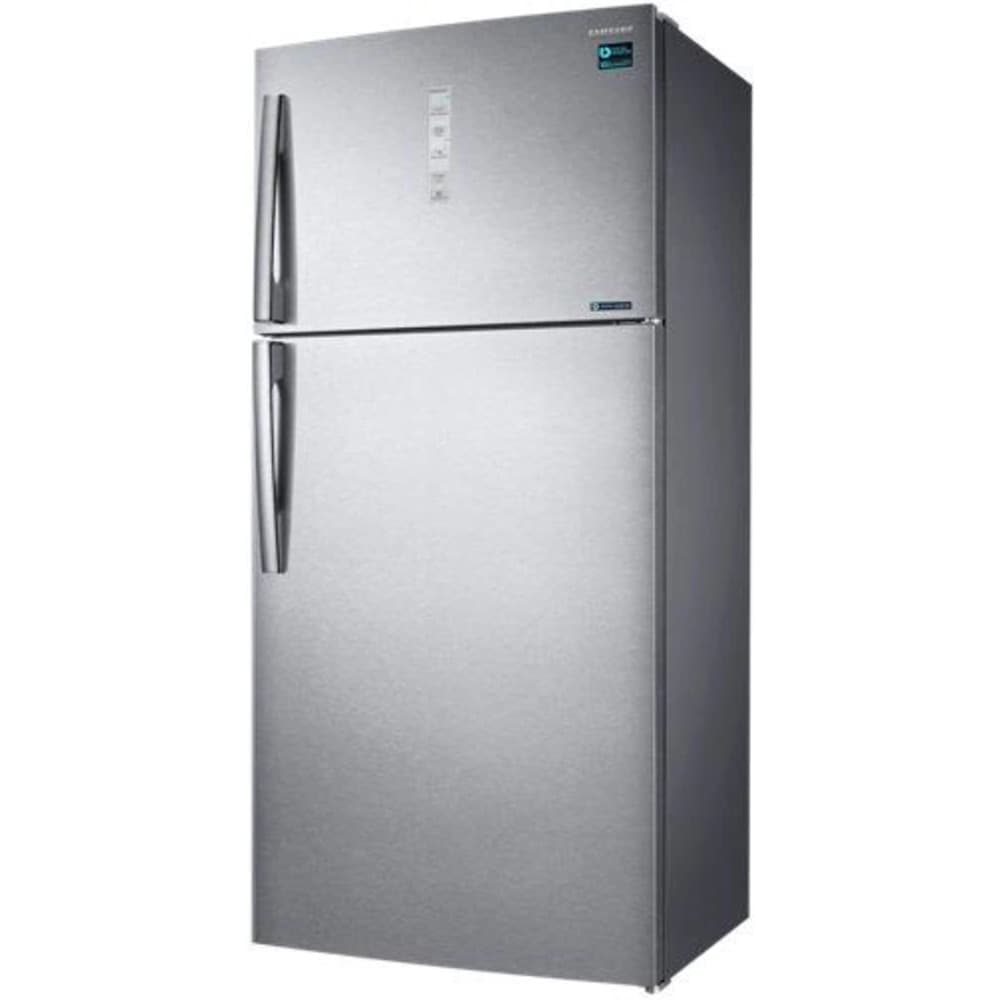 Samsung Refrigerator 21.9 Cu.ft|Twin Cooling|Digital Inverter Technology| SpaceMax |Power Freezing and Cooling |Multi Flow |Easy Slide shelf|Anti-Bacterial Protector |Silver - Modern Electronics