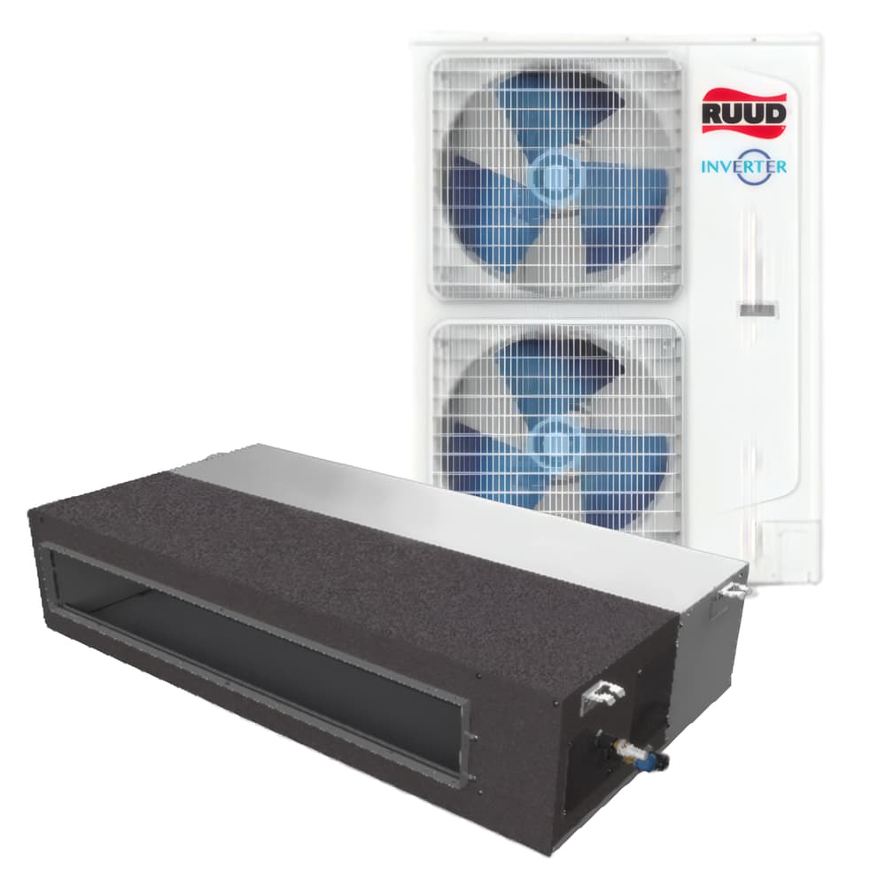 Ruud  48,000 Btu Duct Concealed Air Conditioner with Cooling Function | Model No VPRL-048JA/VSGN-048VA011 with 2 Years Warranty - Modern Electronics