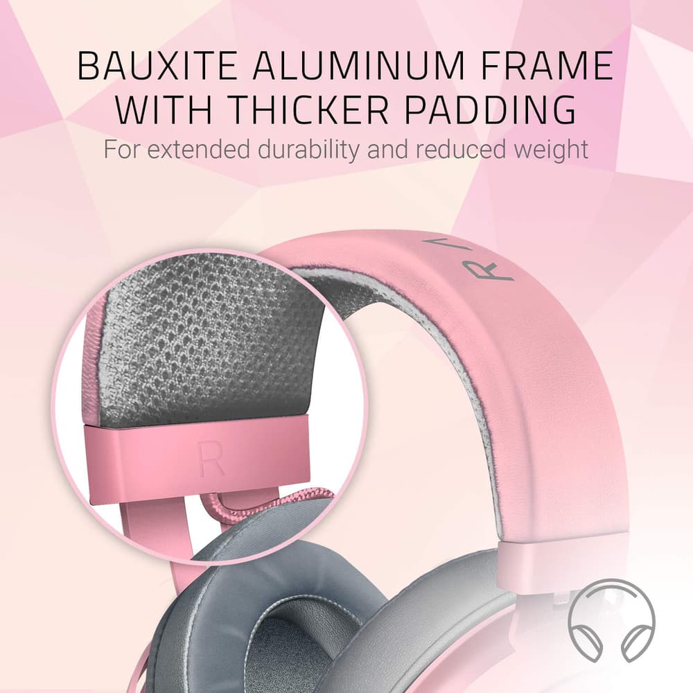 Razer Kraken Quartz Gaming Headset Pink  - Modern Electronics