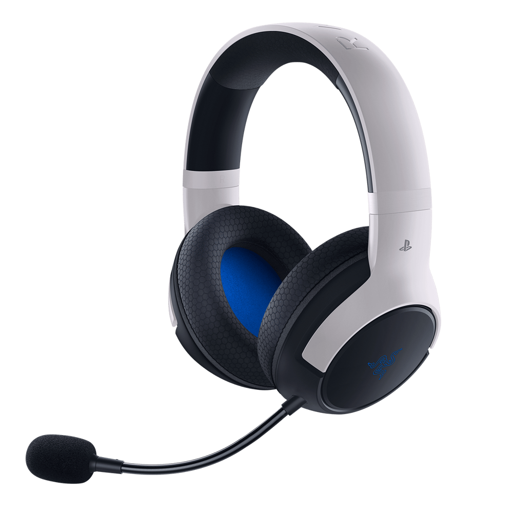 Razer Kaira HyperSpeed Wireless Gaming Headset for PS5 PS4 PC and Mobile - Black/White - Modern Electronics
