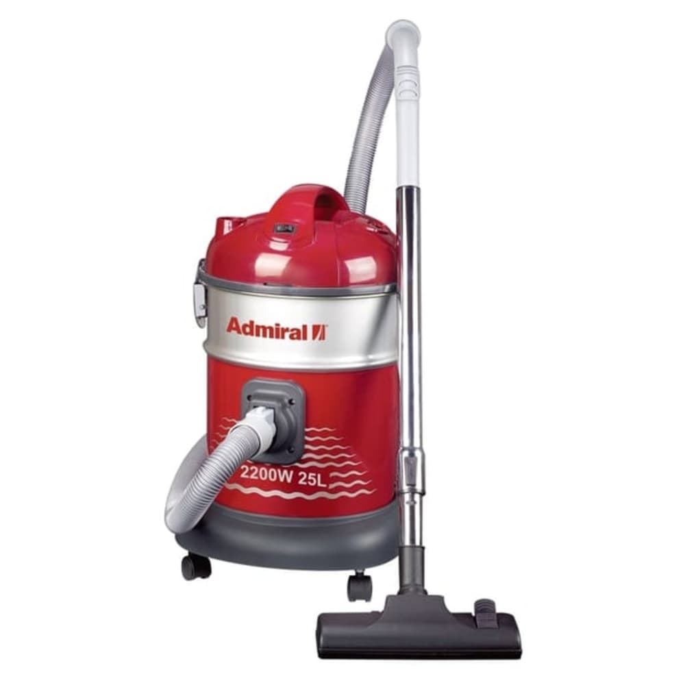 Admiral Drum Vacuum High-Powered 2200W 25L Capacity Antibacterial Filter - Modern Electronics