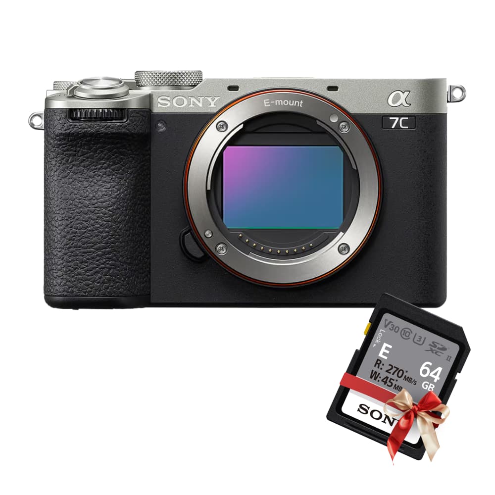 Sony ILCE-7CM2 | α7C II Compact Full-Frame Camera | Silver | Body Only - Modern Electronics