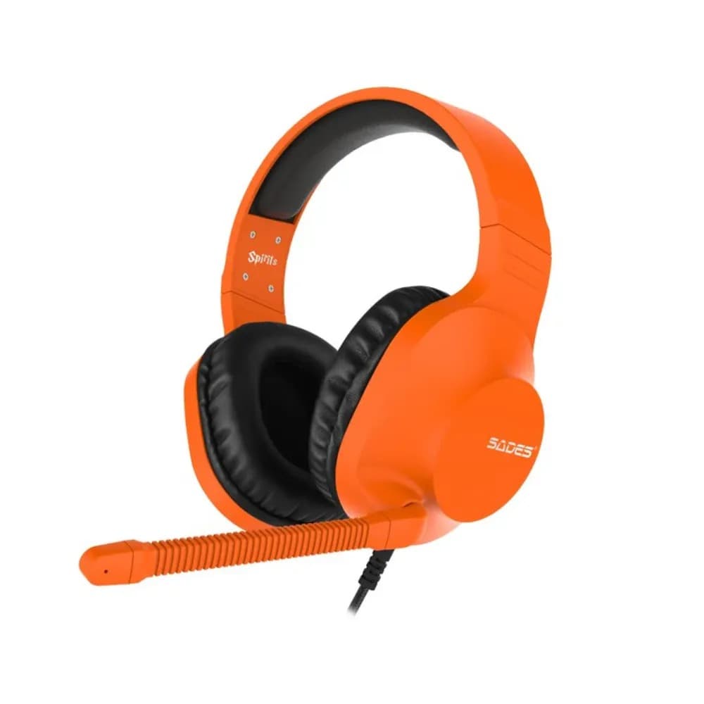 Sades SA-721 Spirits Gaming Headset |Compatible with all platforms |Orange - Modern Electronics