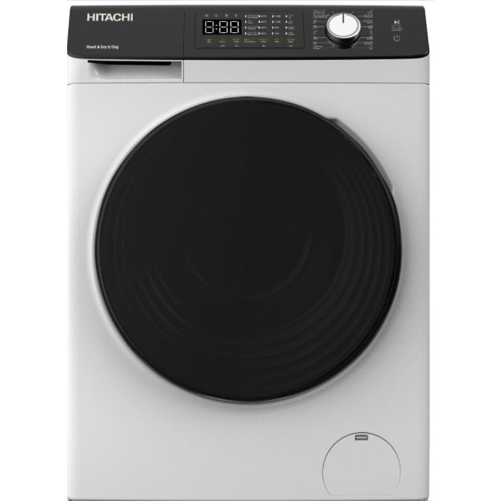Hitachi Washer Dryer 8/5Kg |1200 RPM Inverter| White - Modern Electronics