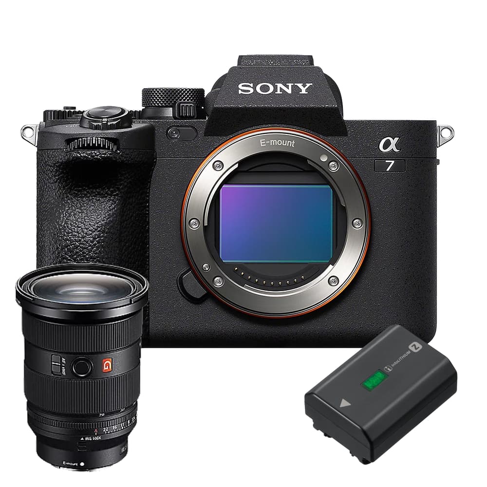 Sony ILCE-7M4 Full-frame Hybrid Interchangeable Lens Camera with SONY GM II Lens FE 24-70mm F2.8 - Modern Electronics