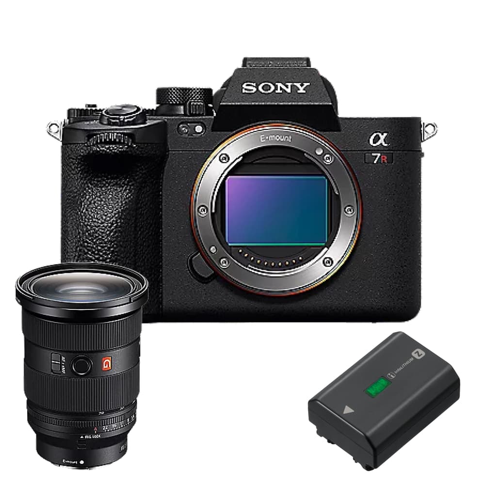 كاميرا سوني ILCE-7RM5 / 7R V عالية الدقة | إطار كامل مع سوني جي ام II عدسة اف اي 24-70مم اف2.8 - Modern Electronics