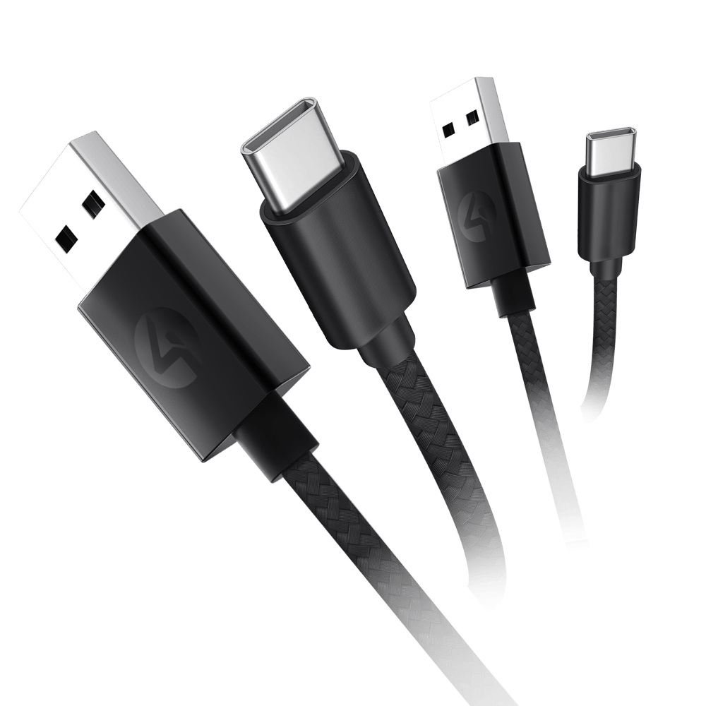 4Gamers USB-C Charge and & Data Cables - Twin Pack for PSVR2 & PS5 - Modern Electronics