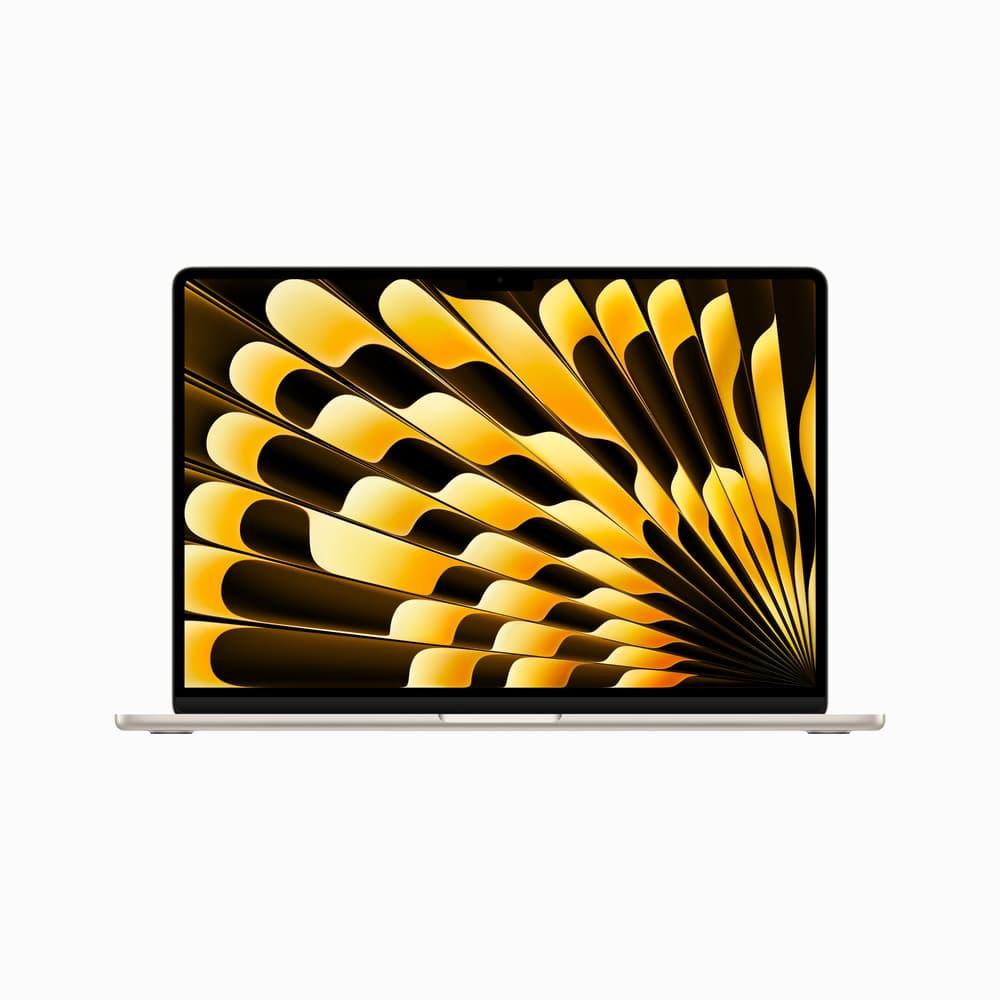 MacBook Air 13.6 inch : Apple M3 chip with 8-core CPU and 10-core GPU, 8GB RAM, 512GB SSD – Starlight - Modern Electronics