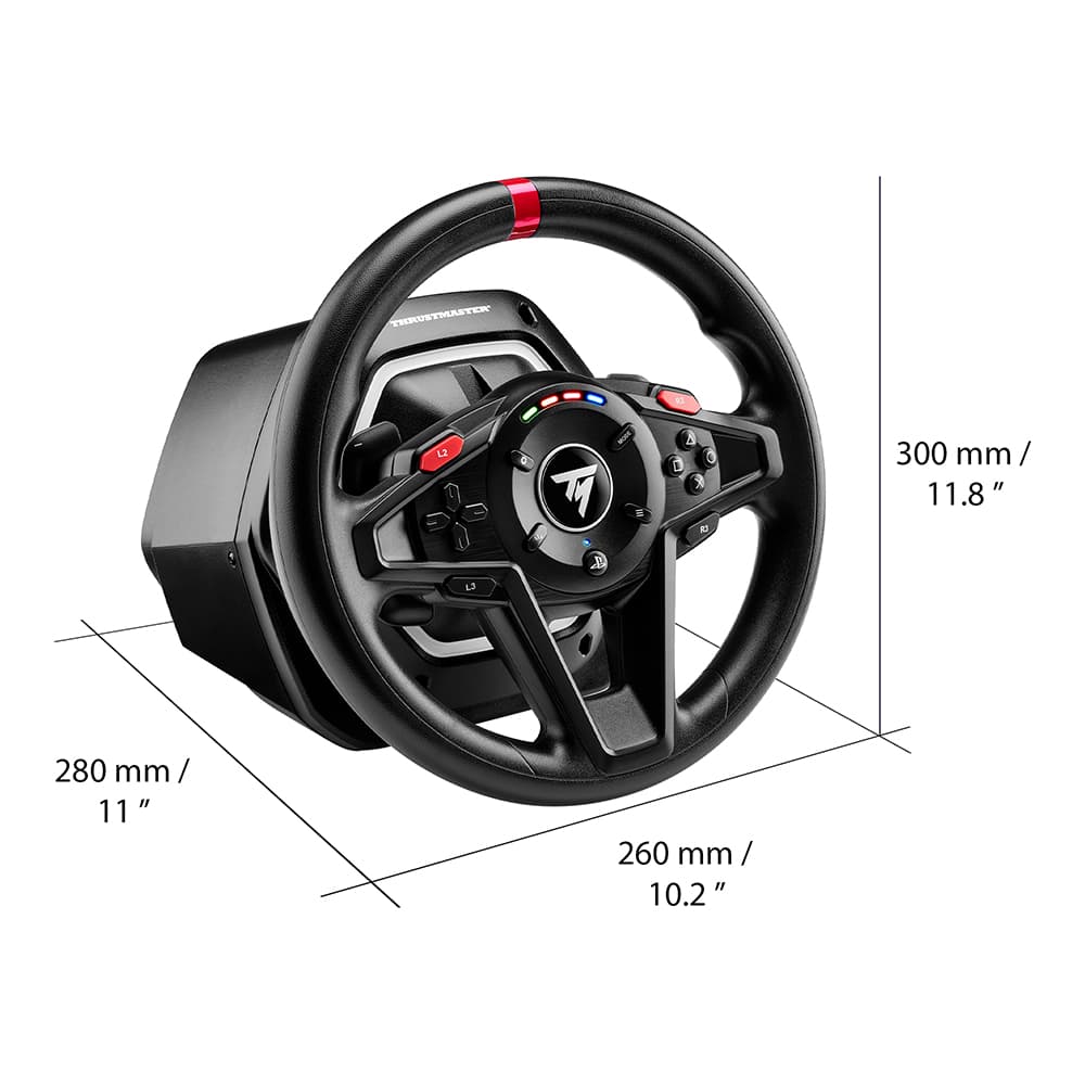 Thrustmaster T128 Force Feedback Racing Wheel with Magnetic Pedals for PS5 PS4 and PC - Modern Electronics