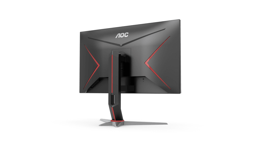 AOC 28 Inch IPS LCD 4K Gaming Monitor| UHD|144Hz|1ms|VESA Certified Display HDR 400|HDMI 2.1|DisplayPort|Free-Sync Premium - Black and Red - Modern Electronics
