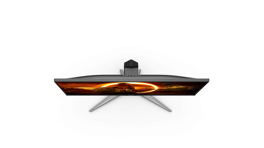 AOC 28 Inch IPS LCD 4K Gaming Monitor| UHD|144Hz|1ms|VESA Certified Display HDR 400|HDMI 2.1|DisplayPort|Free-Sync Premium - Black and Red - Modern Electronics