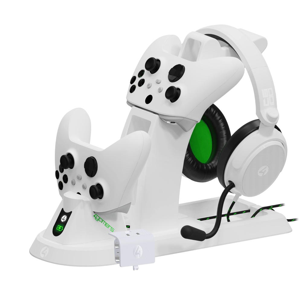 4Gamers Ultimate Gaming Station for XBOX Series X/S - White - Modern Electronics
