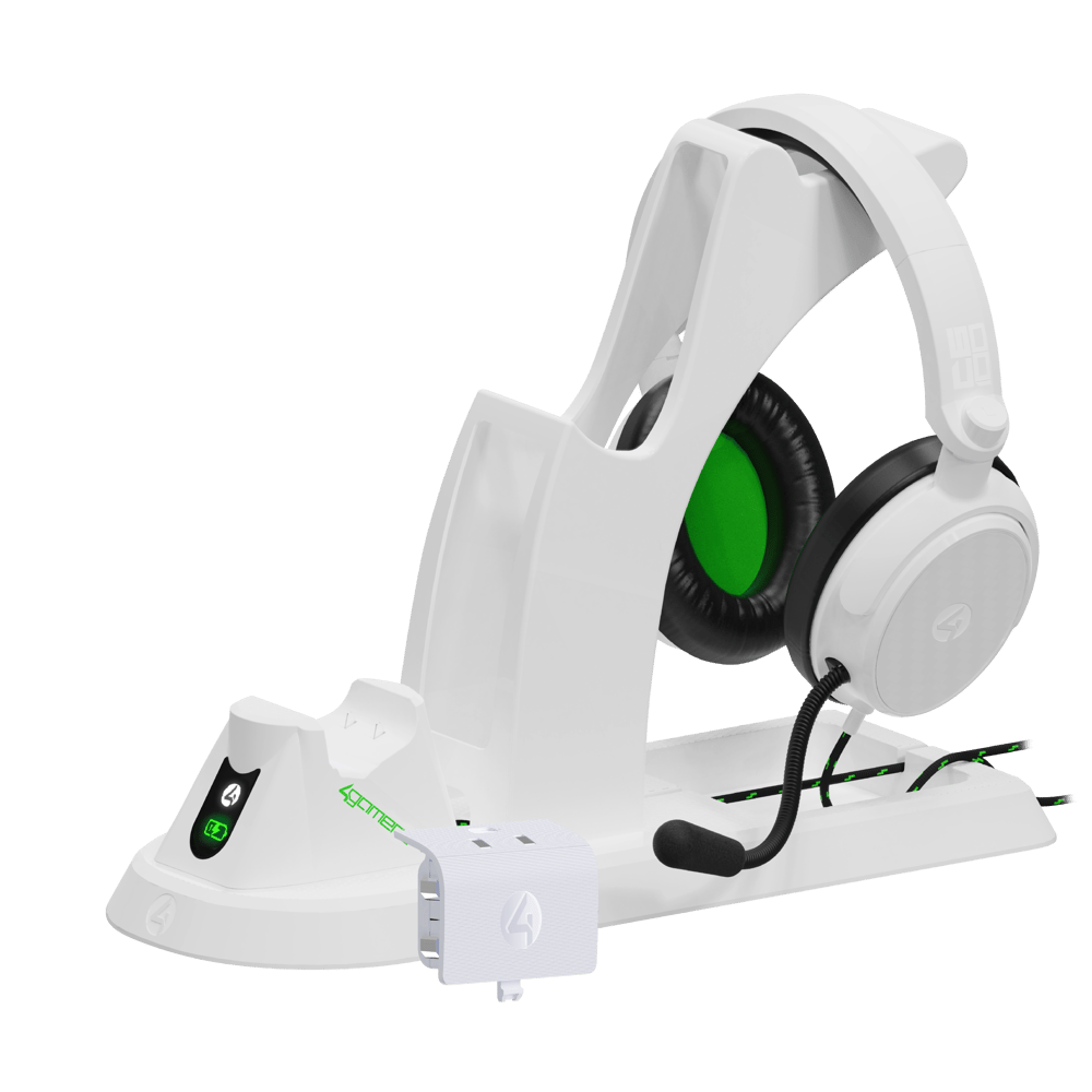 4Gamers Ultimate Gaming Station for XBOX Series X/S - White - Modern Electronics