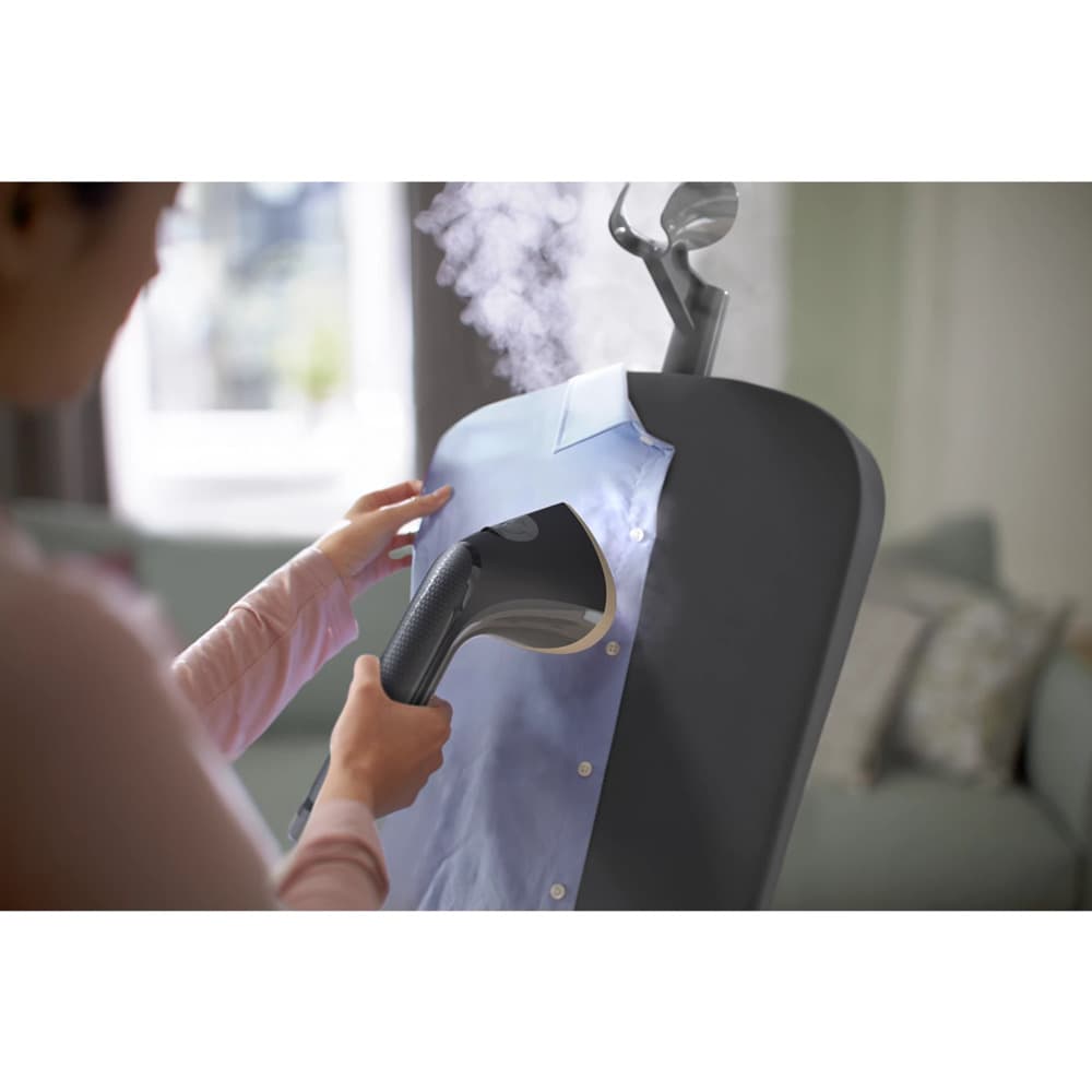 Philips Stand Steamer 3000 with Tilting StyleBoard|2000W|2L Water Tank |3 Steam Settings| Black - Modern Electronics