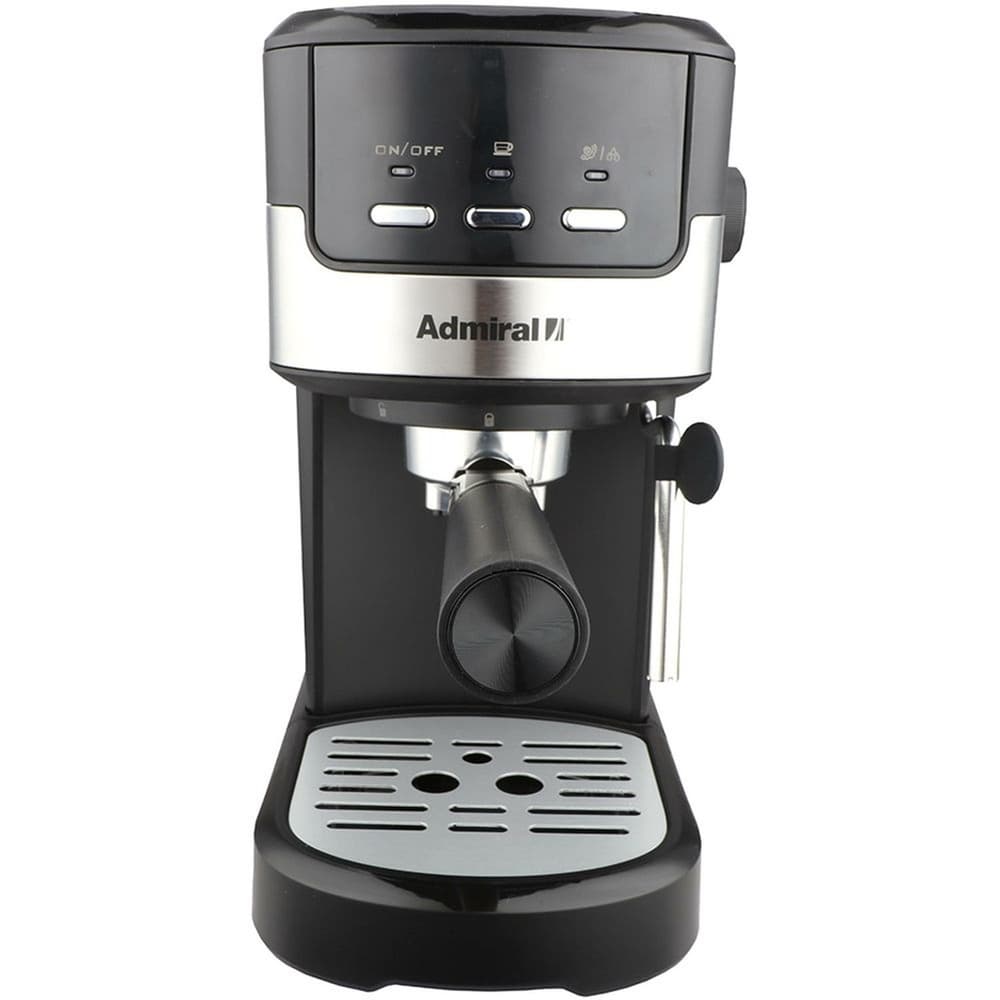 Admiral Coffee Maker Espresso Cappuccino Latte 1.25L Black - Modern Electronics