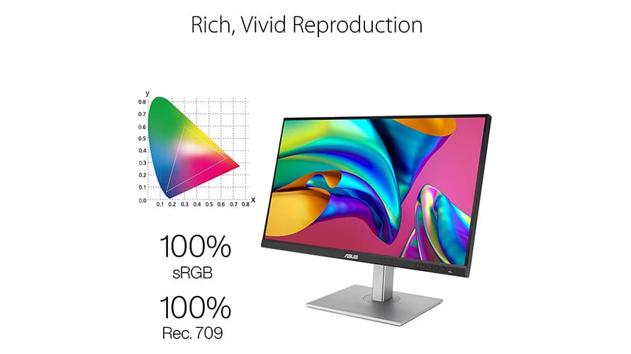 ASUS ProArt Display PA279CV Gaming Monitor|27 Inch|4K HDR|UHD|IPS |Eye Care|Adaptive-Sync |Black - Modern Electronics