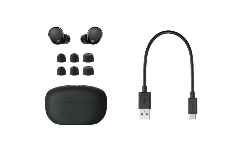 Sony WF-1000XM5 noise-canceling earbuds | Black - Modern Electronics