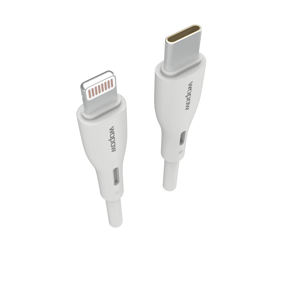 ووبو شاحن نوع سي - 1.2 متر- أبيض - Modern Electronics