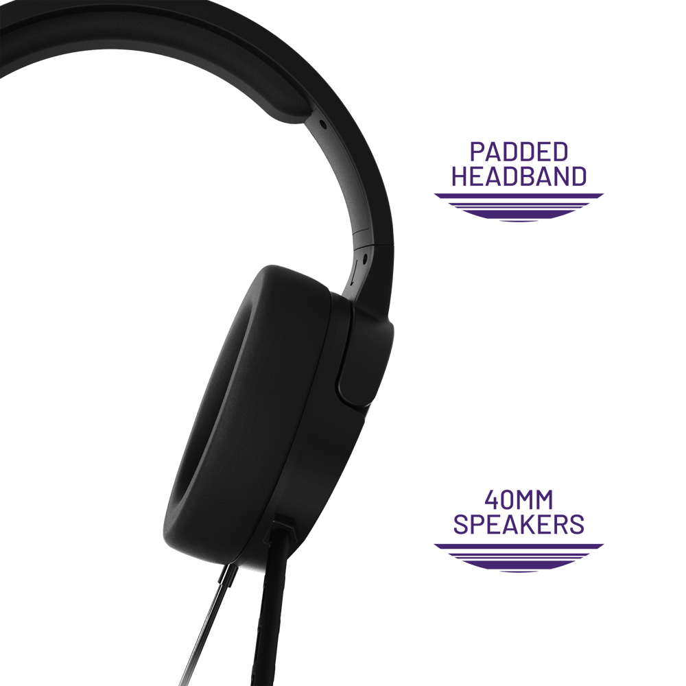 4Gamers PANTHER Performance Gaming Headset for XBOX, PS4/PS5, Switch, PC - Black - Modern Electronics