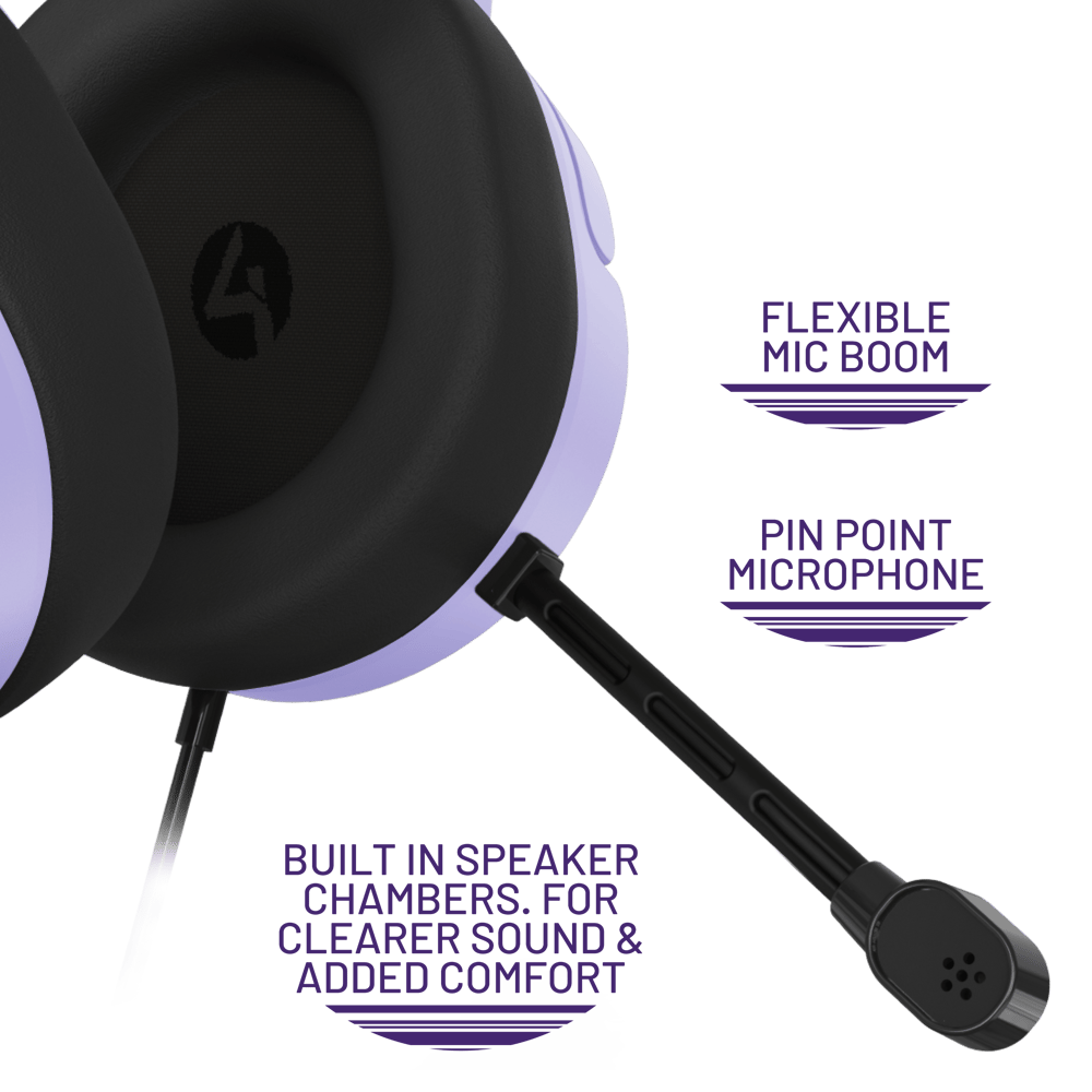 4GMR PANTHER Performance|Gaming Headset|Lavender - Modern Electronics