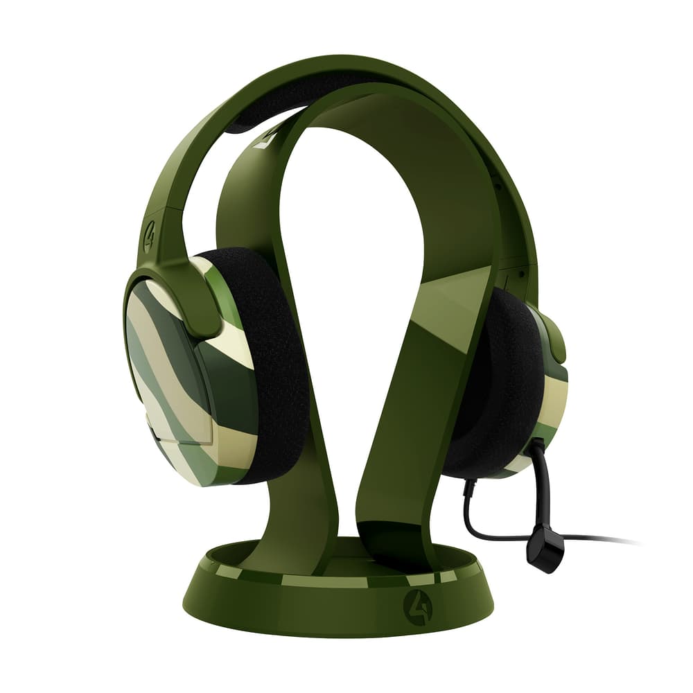 4Gamers Panther Gaming Headset Wave|Over Ear|Compatible with PS4/PS5|Xbox|Switch|PC |Flexible Mic|Forest  - Modern Electronics