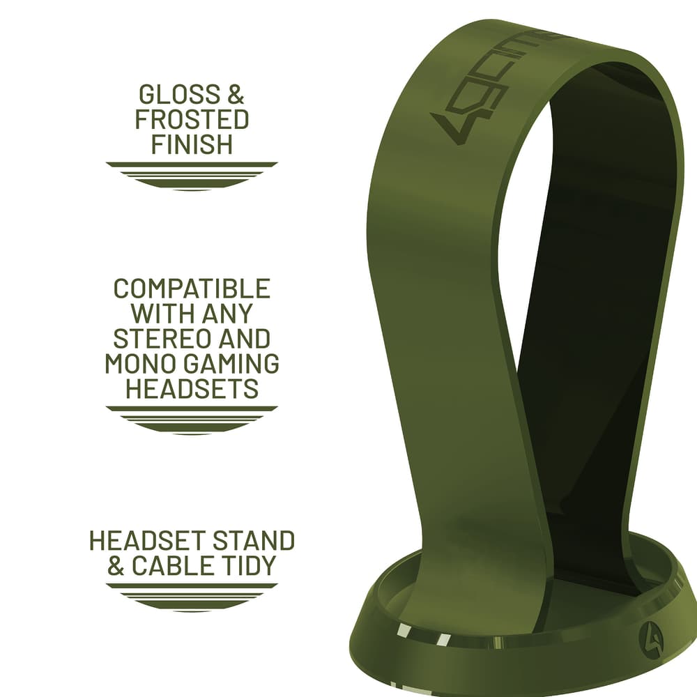 4Gamers Panther Gaming Headset Wave|Over Ear|Compatible with PS4/PS5|Xbox|Switch|PC |Flexible Mic|Forest  - Modern Electronics