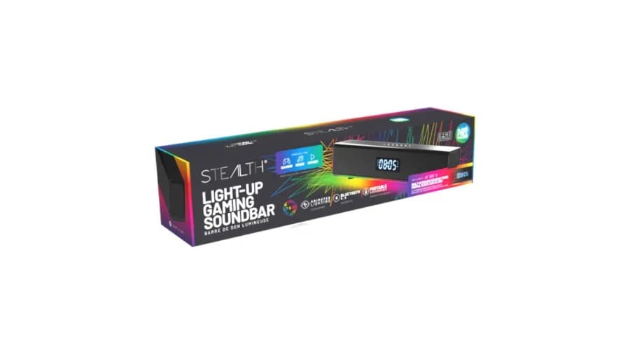 4GMR Soundbar with Digital Clock & Timer - Modern Electronics
