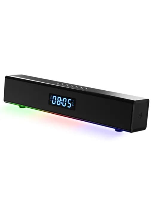 4GMR Soundbar with Digital Clock & Timer - Modern Electronics