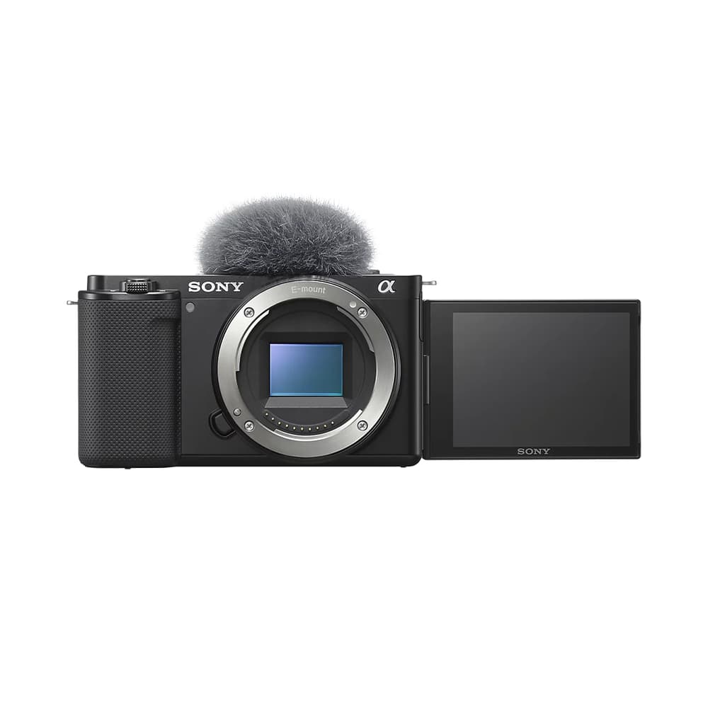 Sony ZV-E10 Vlog Camera Bundle with Shooting Grip Wireless Remote Commander | Camera-Mount Vlogger Shotgun Microphone and 32GB SF-UY3 Series UHSI SDHC Memory Card - Modern Electronics