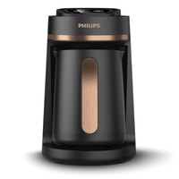 Philips Series 5000 Turkish Coffee maker|735W| 4 cups capacity|Automatic shut off |Black and bronze
