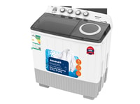 Admiral 14kg Twin Tub Washer: Convenient Knob Control, Air Intake Spin Cover, White