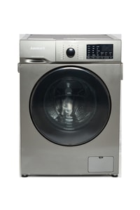 Admiral washing machine 10 kg, inverter motor, quick wash, silver color