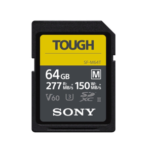 Sony SF-G Tough Series UHS-II Sdxc Memory Card SF-G64T/T1