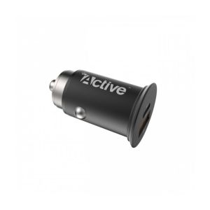 GO Metal Black Active Car-Charger PD 30W MTL