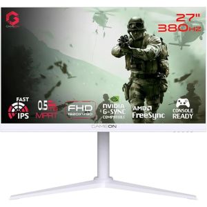 جيم اون شاشة كمبيوترارتيك برو سيريز للألعاب GOAP27FHD380IPS | 27 انش| فل أتش دي| 380 هرتز| 2.1أتش دي أم آي|فري سينك وجي تدعم بلايستيشن 5 | أبيض